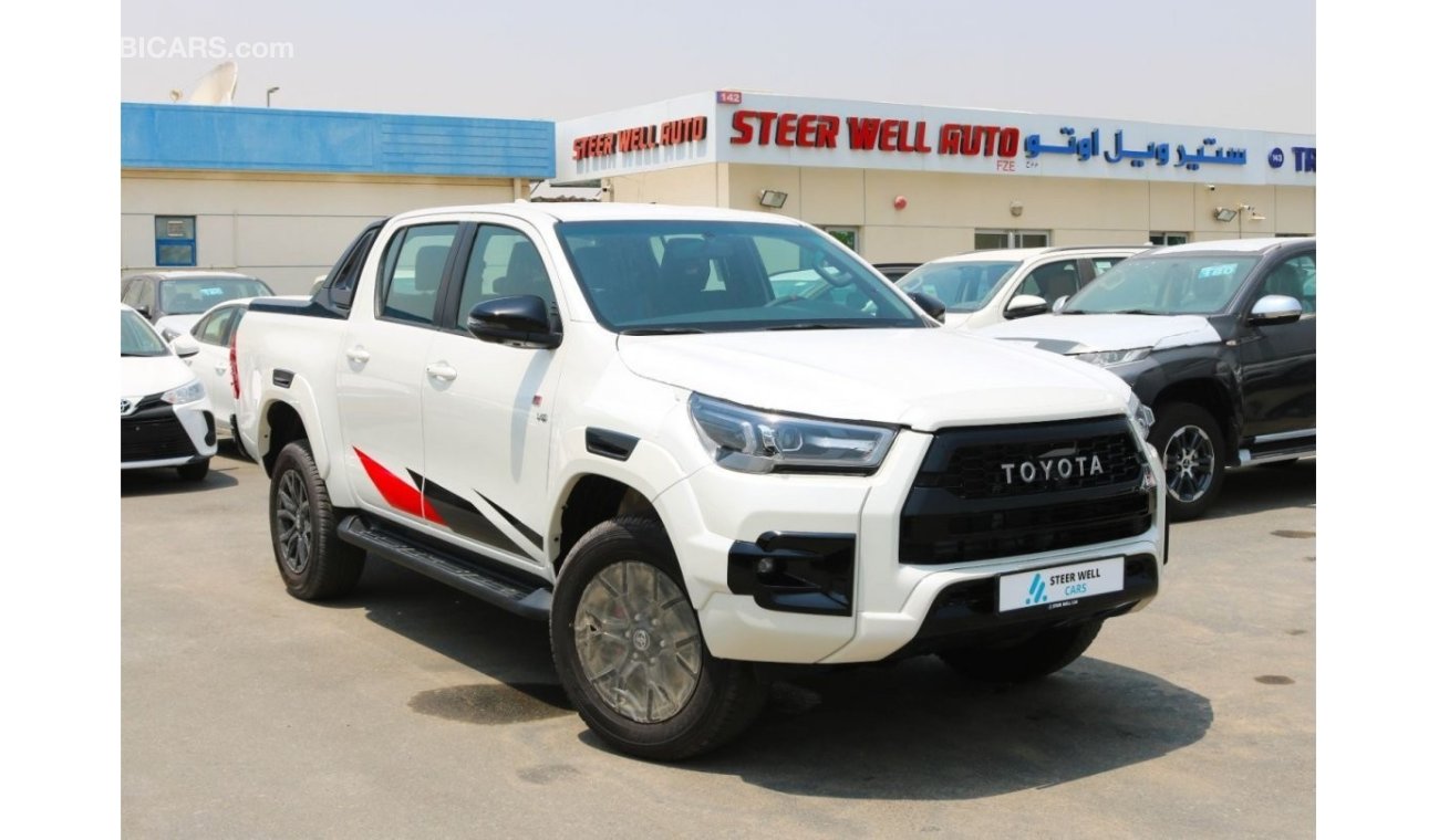 تويوتا هيلوكس 2023 | BRAND NEW HILUX GR SPORT 4X4 - 4.0 L A/T WITH 360 CAMERA D/C - WITH GCC SPECS - EXPORT ONLY