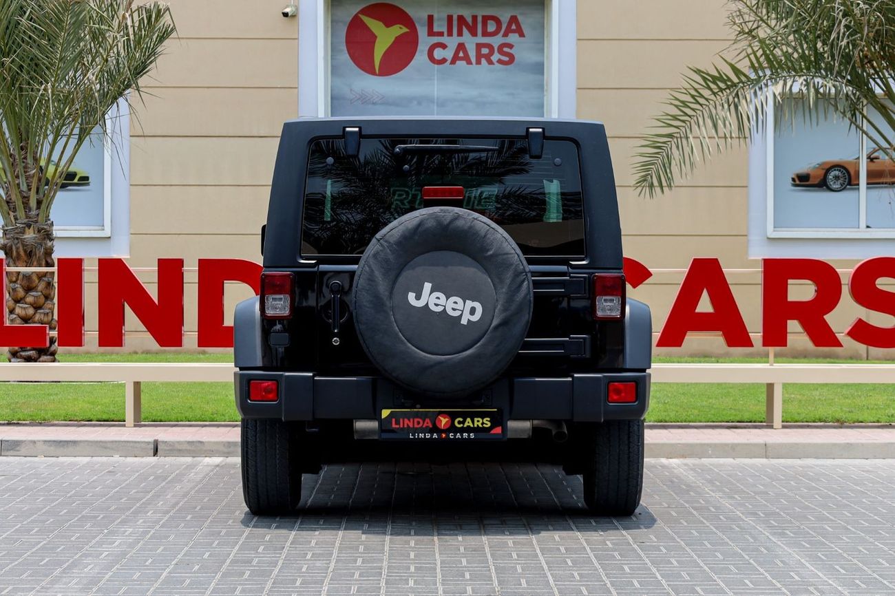 جيب رانجلر Jeep Wrangler Unlimited Sport  2018 GCC under Warranty with Flexible Down-Payment/ Flood Free.