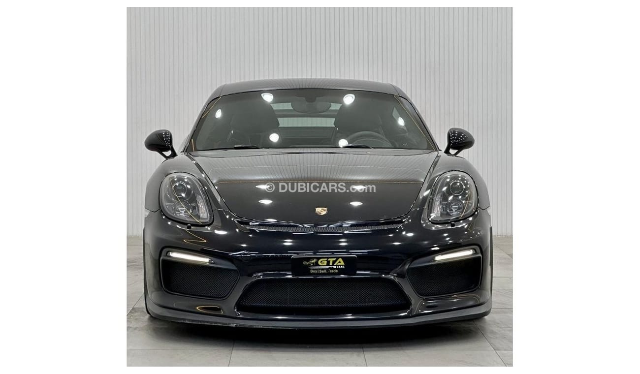 Porsche 718 Cayman 2016 Porsche Cayman GT4 Manual Transmission, Warranty, Full Porsche Service History, Low Kms, GCC