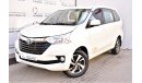 Toyota Avanza 1.5L GLS VAN 2STR 2017 GCC