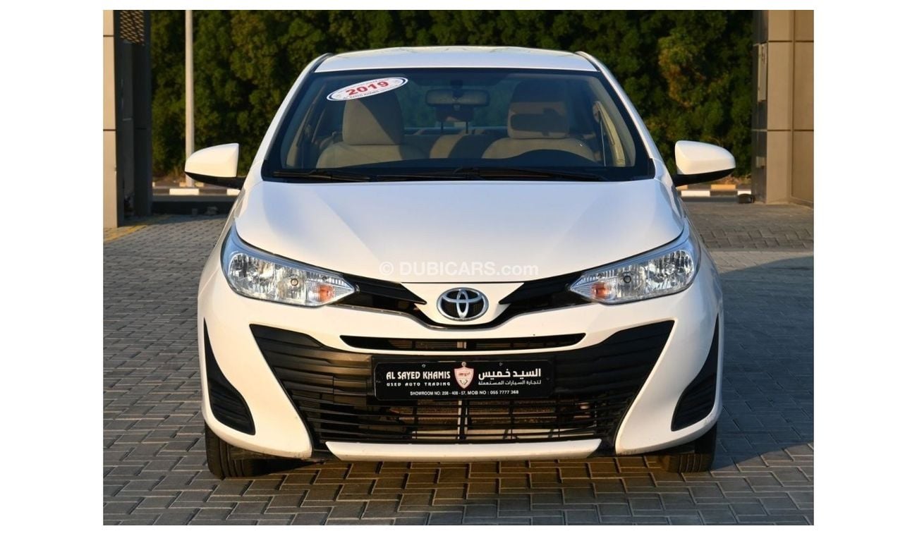 تويوتا يارس 2019 خليجي بحالة ممتازة بدون حوادث صبغ وكالة