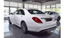 مرسيدس بنز S 400 صبغ وكاله | S 400 AMG | GCC Specs | Excellent Condition | Original Paint | Single Owner | Accident F