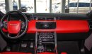 Land Rover Range Rover Sport Supercharged رنج روفر سبورت V8 2014 من وكالة الطاير  147000 كم لون ابيض و الداخل احمر بدون حوادث او صبغ تحت الضما