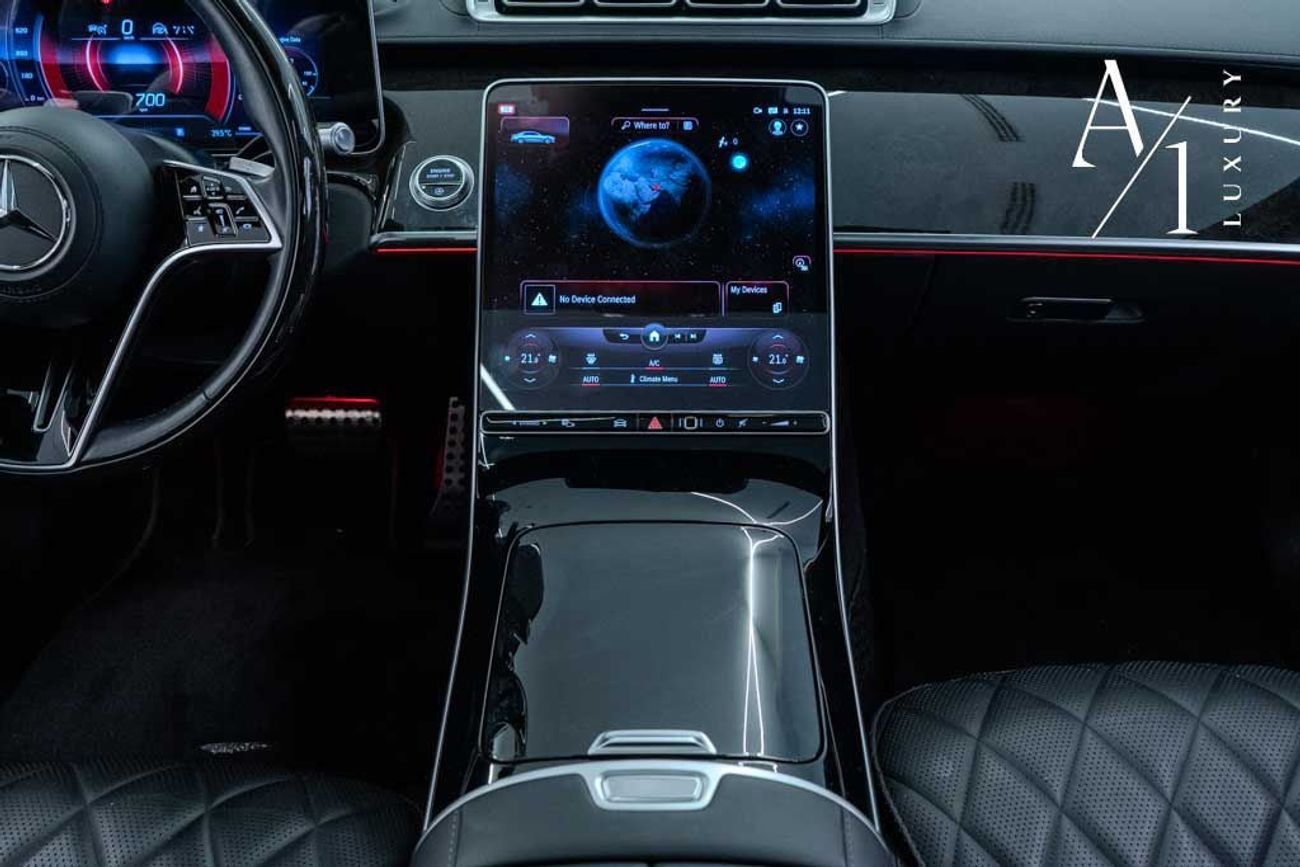 مرسيدس بنز S 500 4MATIC 3.0L 2022 Mercedes Benz S500 AMG 4MATIC, Warranty, Fully Loaded, Very Low Kms, Excellent Cond