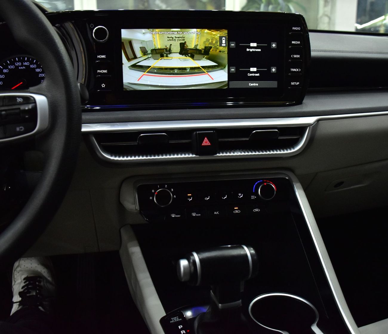 Kia K5 EXCELLENT DEAL for our KIA K5 ( 2023 Model ) in Silver Color GCC Specs