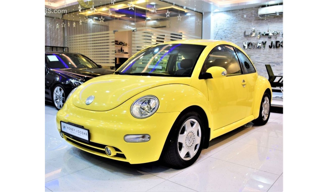 فولكس واجن بيتيل AMAZING Volkswagen Beetle 2003 Model!! in Yellow Color! Japanese Specs