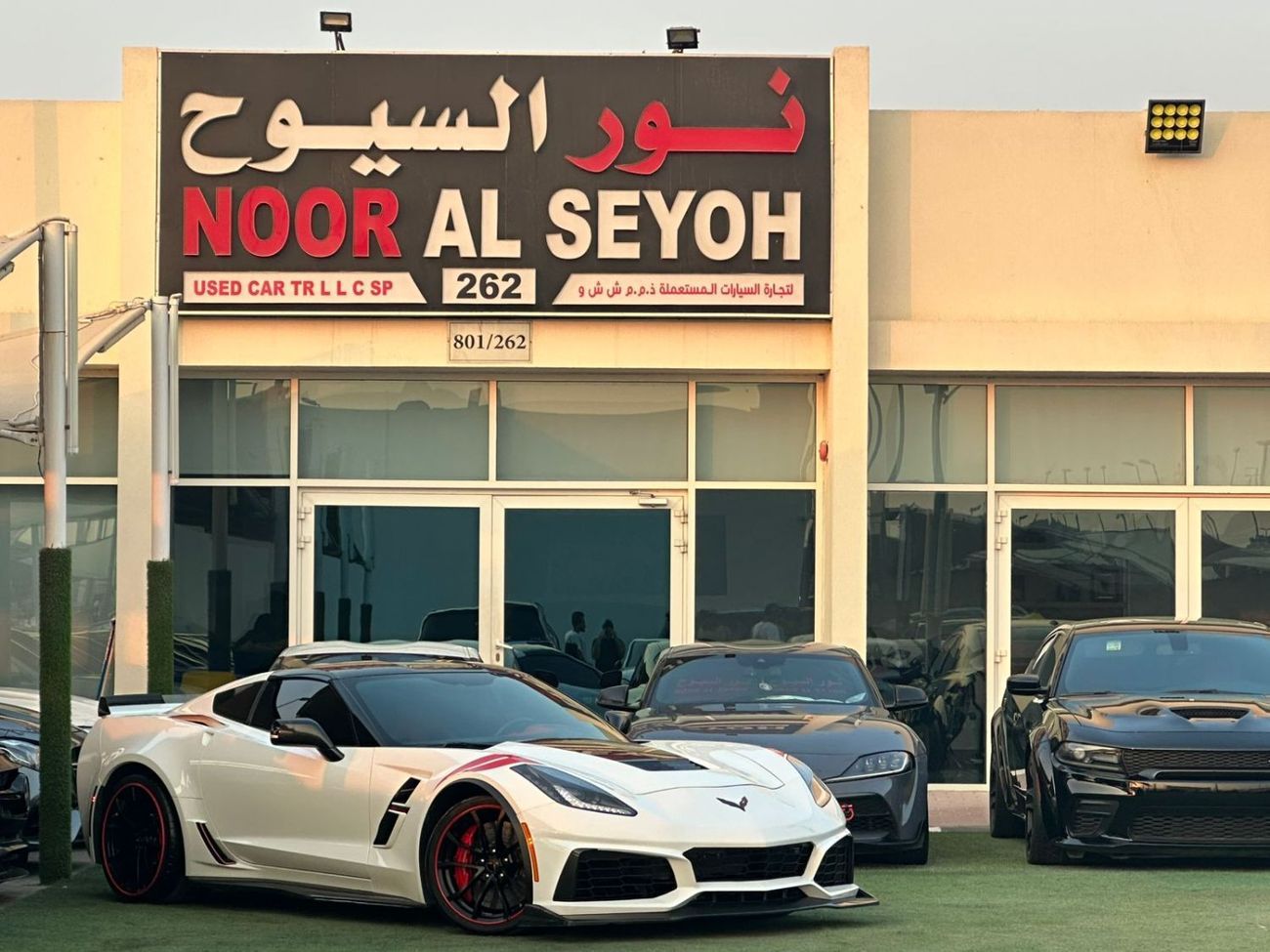 شيفروليه كورفت شيفورليه كورفت C751 جراند سبورت خليجي 2017 فل ابشن صبغ وكاله تشييكات وكاله