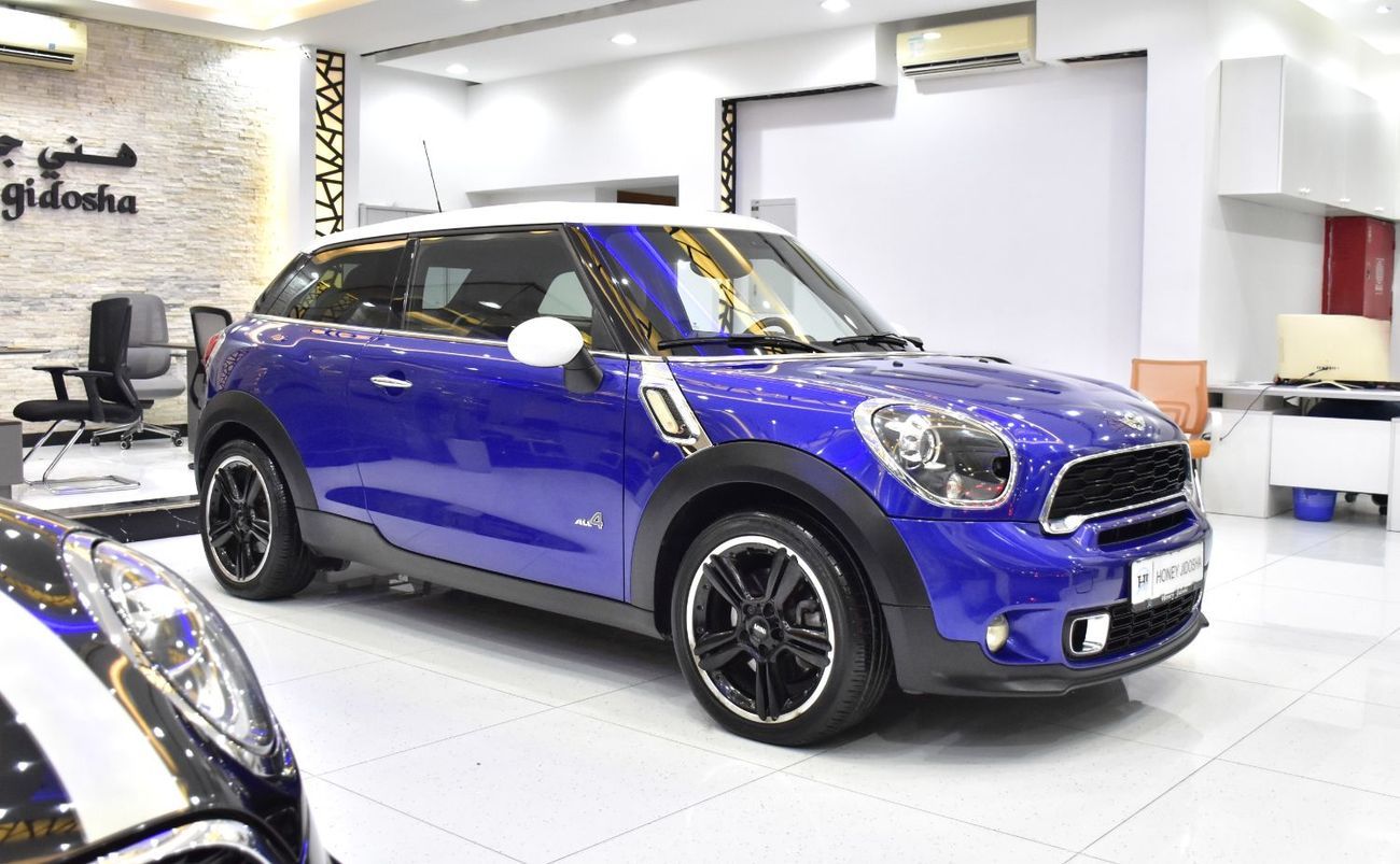 ميني كوبر إس بايسمان EXCELLENT DEAL for our Mini Paceman Cooper S ( 2013 Model ) in Blue Color GCC Specs