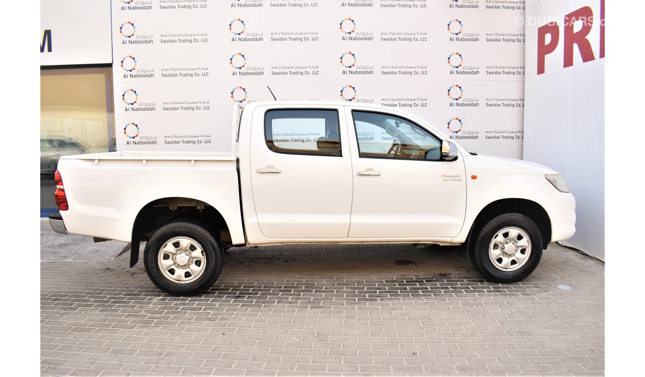 Toyota Hilux 2.7L GL 4WD AUTO DOUBLE CABIN 2015 GCC SPECS