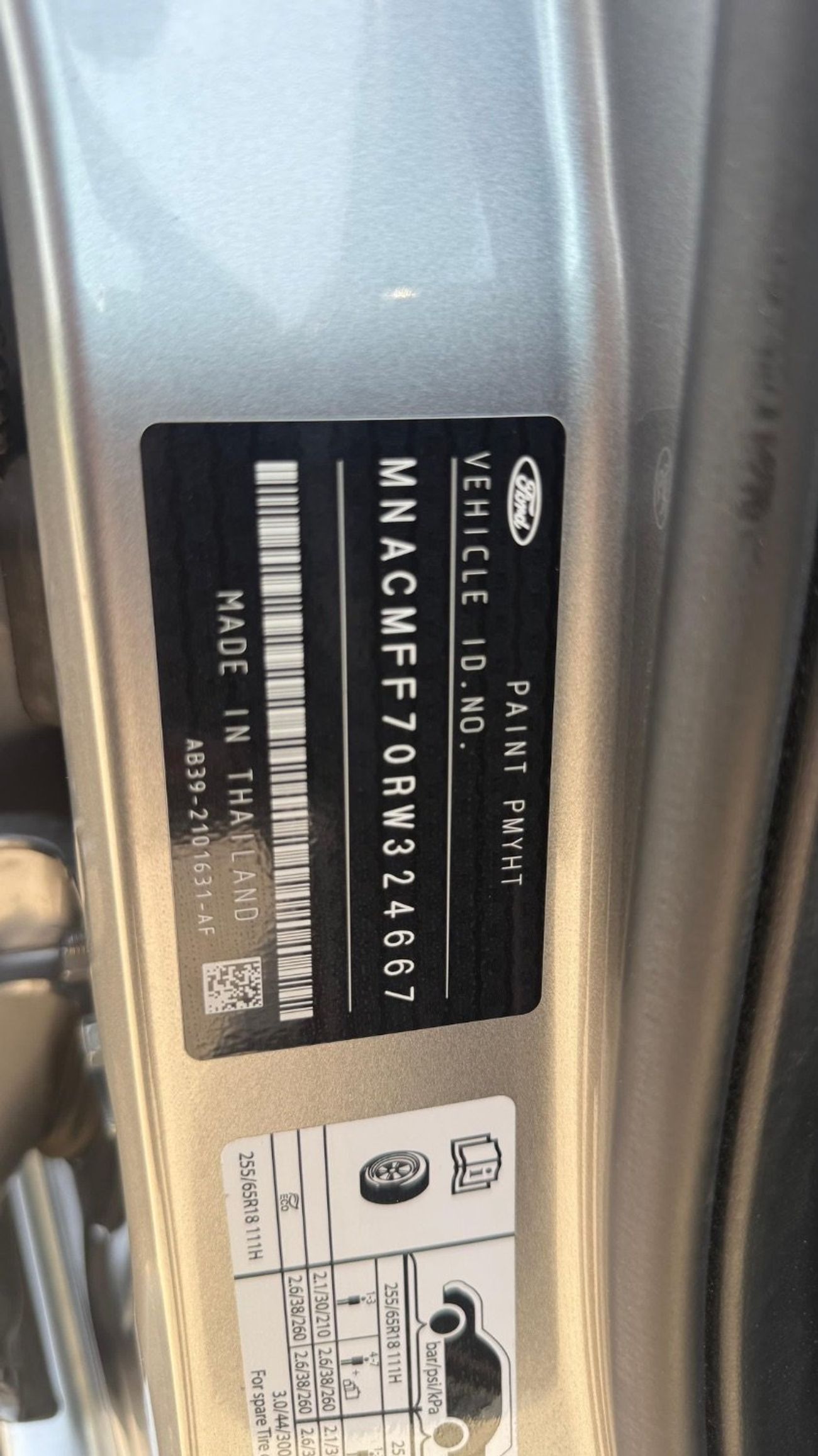 فورد رانجر Sport export from Australia