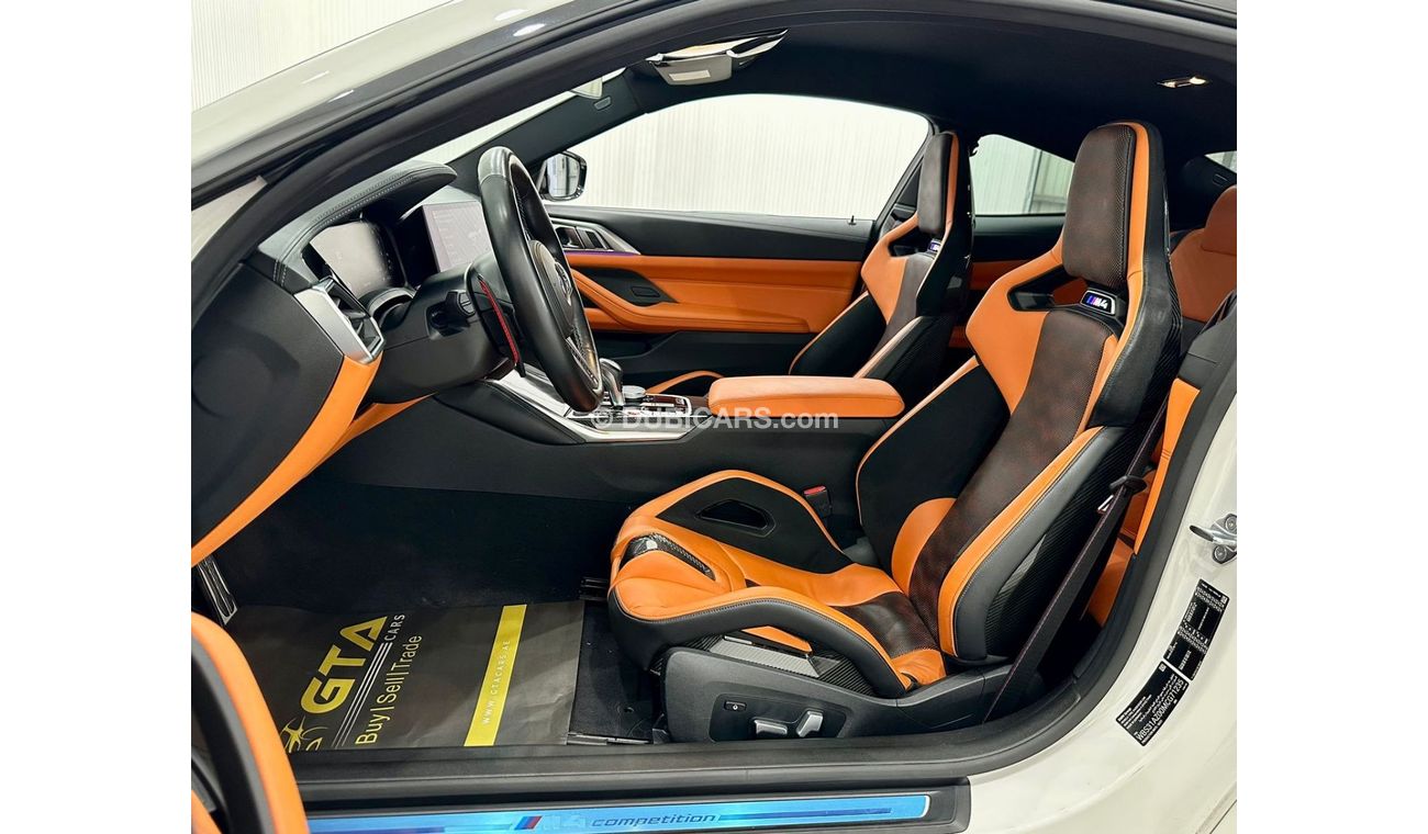 BMW M4 2021 BMW M4 Competition G82 (M Series) Coupe, AGMC Warranty + Service Contract, GCC