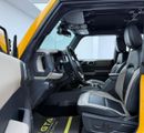Ford Bronco Wildtrak 2.7L (5 Seater) 2022 Ford Bronco Wildtrak, 2028 Warranty + Service Pack, Full Ford Service