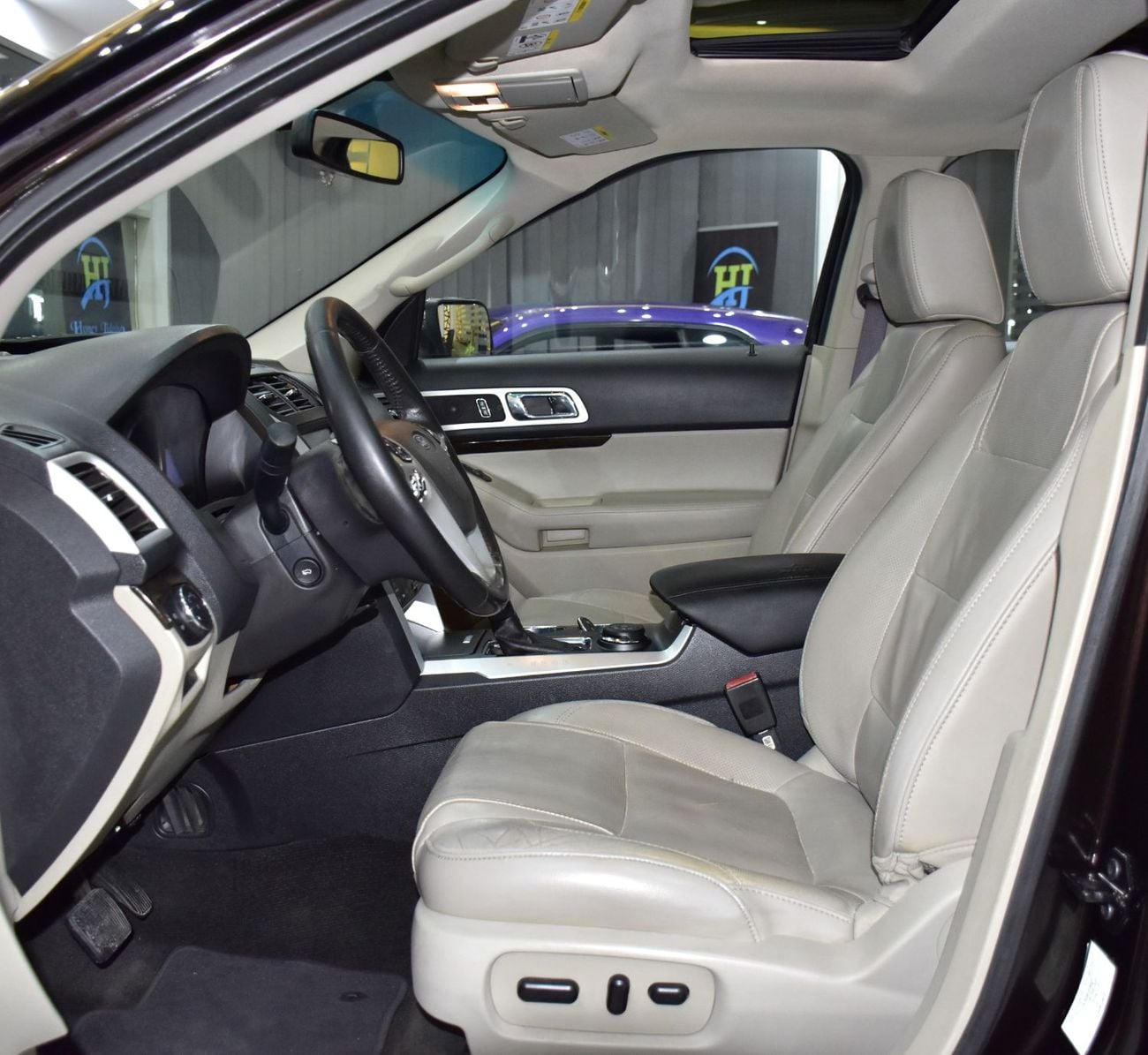 Ford Explorer LIMITED EXCELLENT DEAL for our Ford Explorer Limited 4WD ( 2013 Model ) in Brown Color GCC Specs