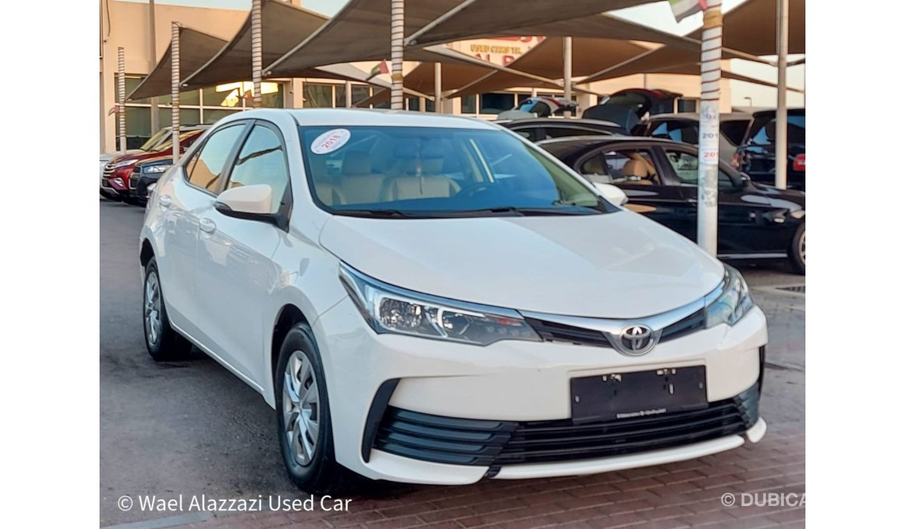 Toyota Corolla تويوتا كورولا 2018خليحي 1600سي سي بدون حوادث نهائيآ