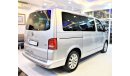 فولكس واجن T5 مالتيفان AMAZING Volkswagen Multivan 2013 Model!! in Silver Color! GCC Specs