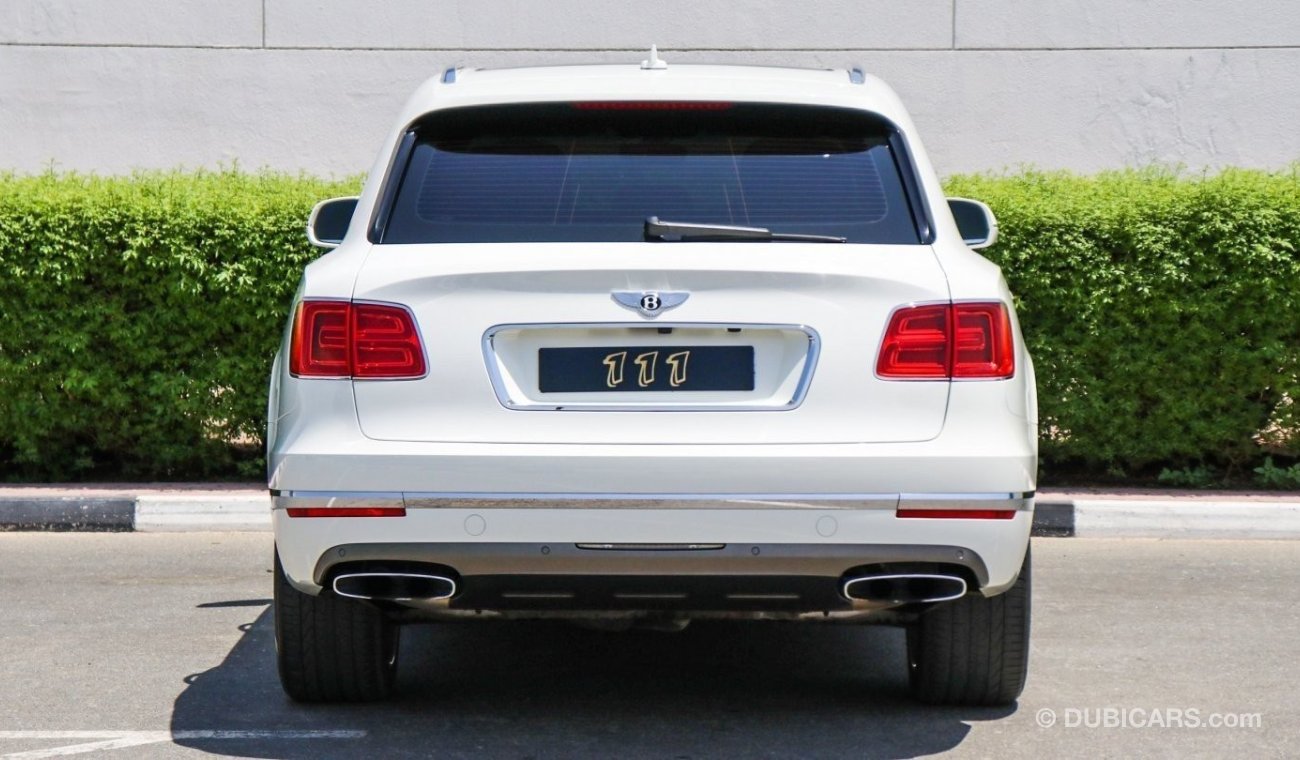 Bentley Bentayga W12 / GCC Specifications