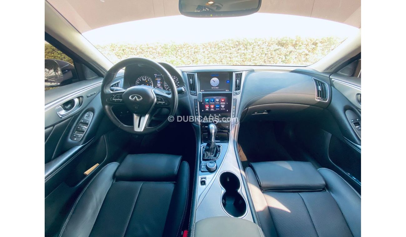 Infiniti Q50 Luxe INFINITI Q50 2019 WITH ONLY 9K KM IN BEAUTIFUL CONDITION FOR 69K AED