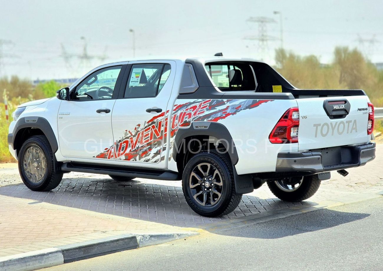 تويوتا هيلوكس HILUX ADVENTURE PETROL 4.0L - FULL WITH COMPRESSOR - WHITE INSIDE BLACK - OMANI