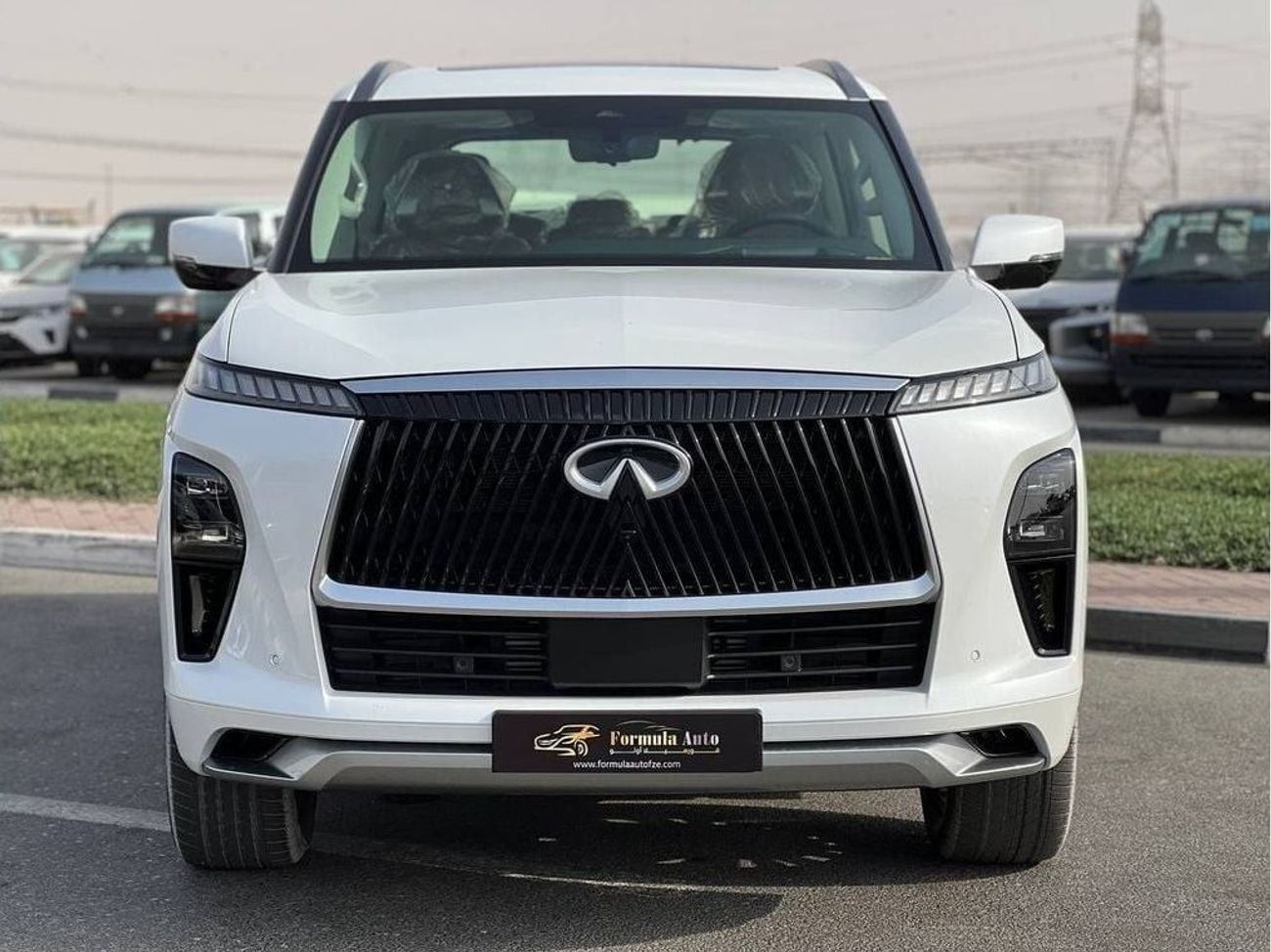Infiniti QX80 3.5L TWIN TURBO PTR A/T // 2025 // FULL OPTION WITH 360 CAMERA , COOLING&HEATED SEATS , COOL BOX //