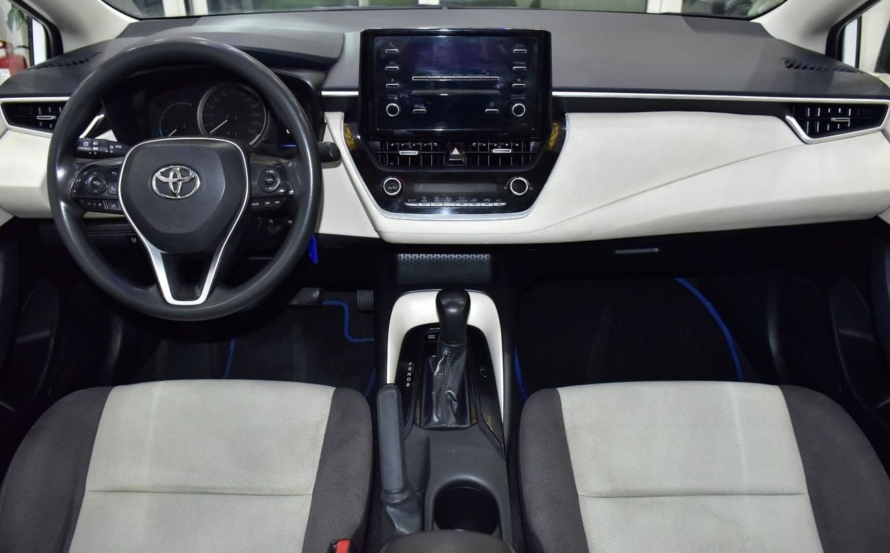 Toyota Corolla EXCELLENT DEAL for our Toyota Corolla Hybrid ( 2021 Model ) in White Color GCC Specs