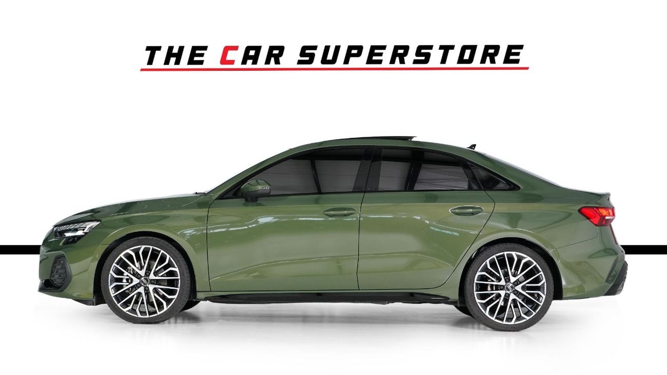 Audi A3 35 TFSI S Line 1.4L S line-GCC-District Green--Audi warranty & service valid till 2030