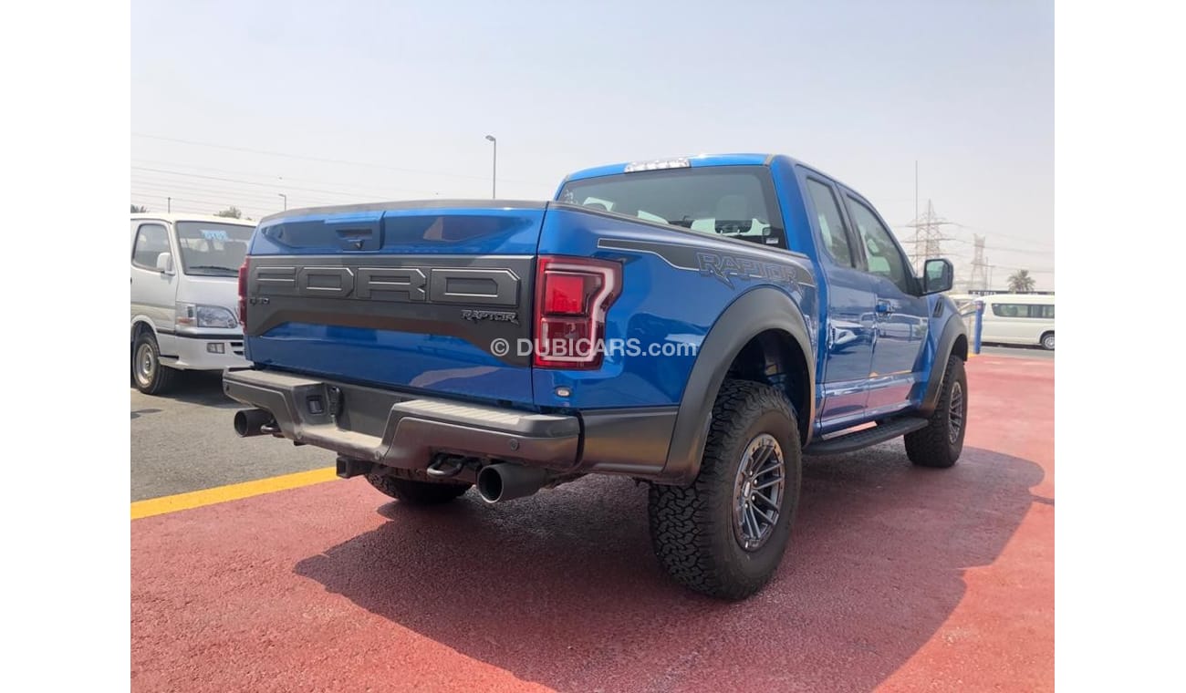 Ford F 150 FORD F150 RAPTOR SUPER CAB 3.5L, PETROL, 4WD, MODEL 2021, BLUE EXTERIOR WITH BLUE & BLACK LEATHER IN