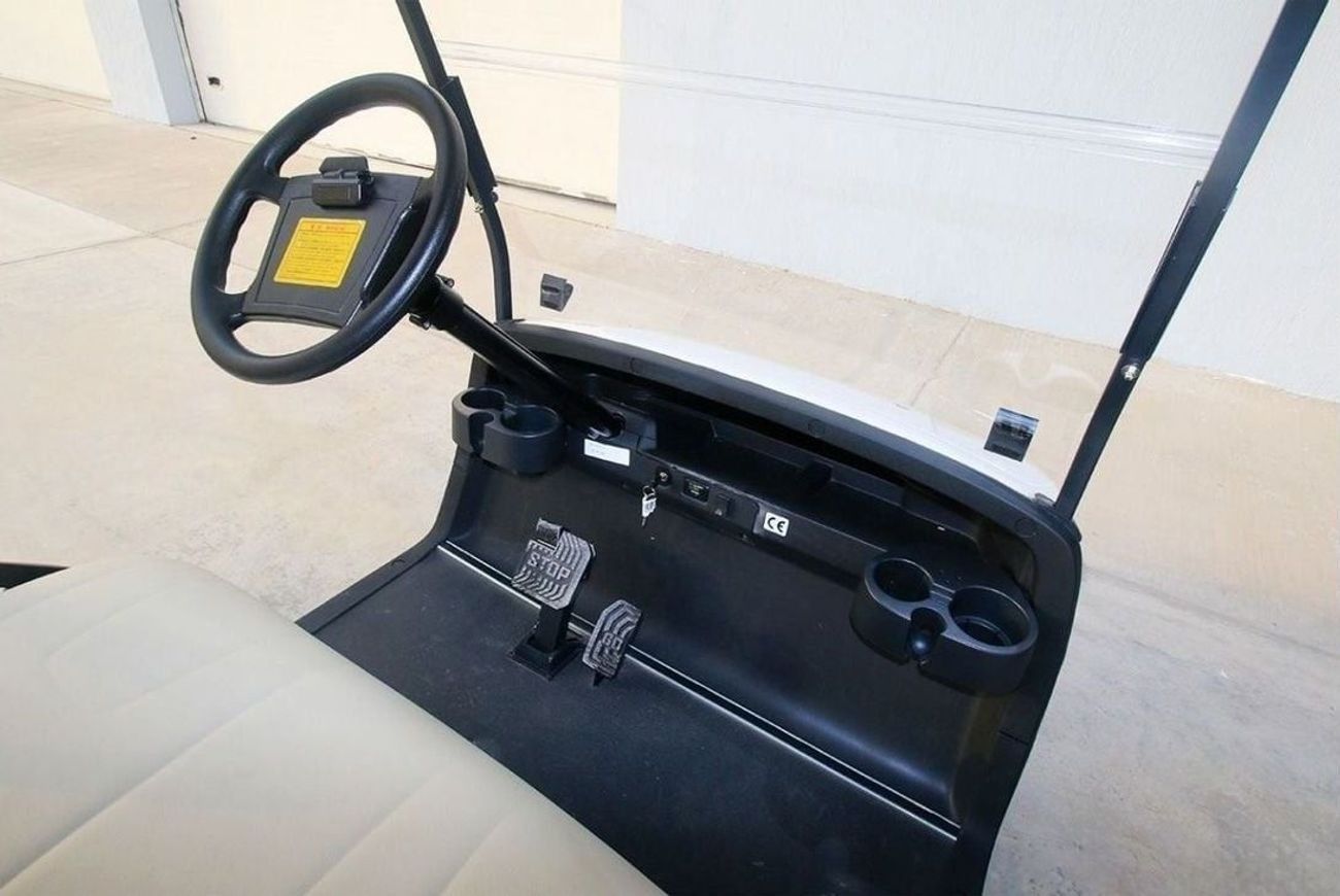 Wuling Mini EV 2021 Wuling Golf Cart 2 ST - White inside Brown | Export Price