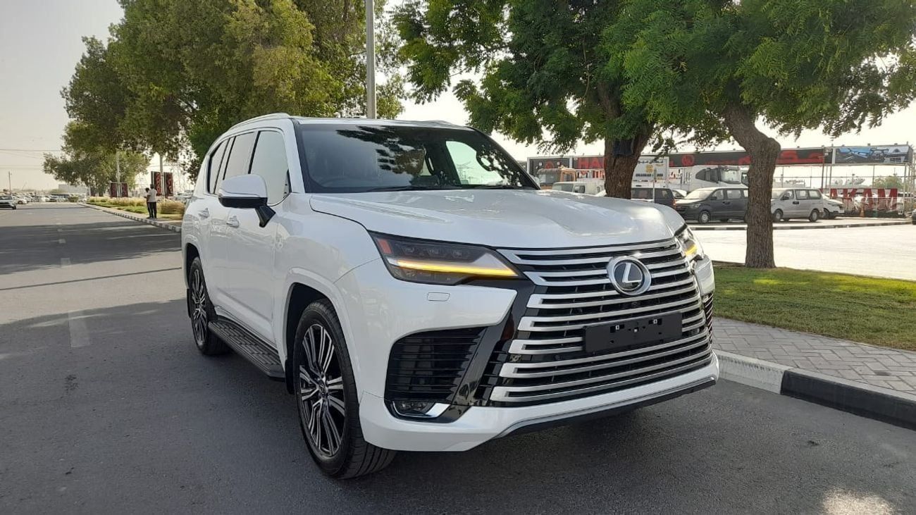 Lexus LX 600 RHD BRAND NEW 7 SEATER WHITE WITH TAN FULL OPTIONS PETROL Signature model