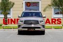Infiniti QX80 Luxe 7st Infiniti QX80 2020 (7 SEATERS) GCC under Warranty with Flexible Down-Payment/ Flood Free.