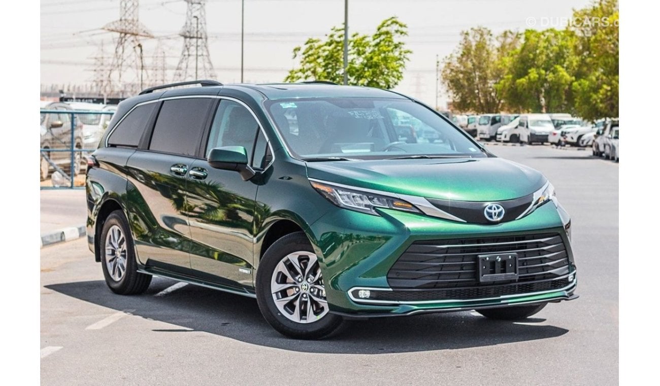 New 2021 Toyota Sienna 2.5L Hybrid XLE AWD Fuel Efficient MPV 6