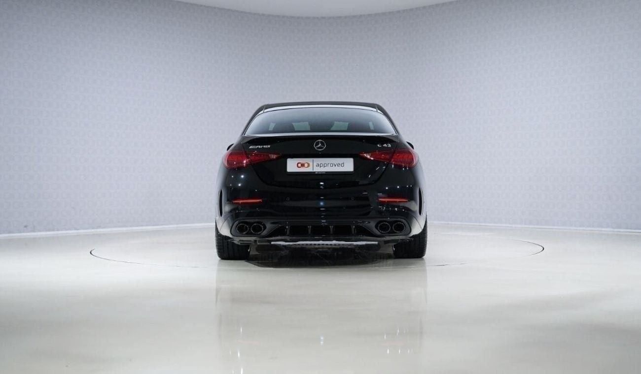 Mercedes-Benz C 43 AMG | AED 3,593 PM | Up to 3 Years Unlimited Warranty