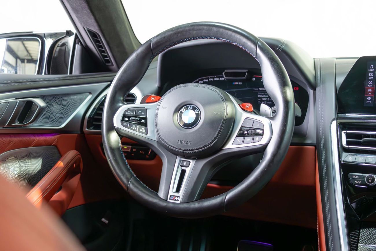 BMW M8 Competition 4.4L Gran Coupe-GCC-1 Owner-Carbon Fiber Package-AGMC Warranty Service Contract