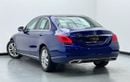 Mercedes-Benz C 300 Std 2.0L (258 HP) 2021 Mercedes-Benz C300 AMG, Full Service History, Warranty, Low Km, Full Option,