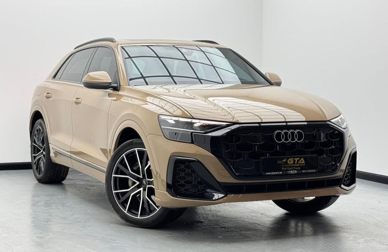 أودي Q8 55 TFSI quattro (340 HP) 2024 Audi Q8 55 TFSI Quattro S-line, 2027 Audi Warranty and Service Pack, G