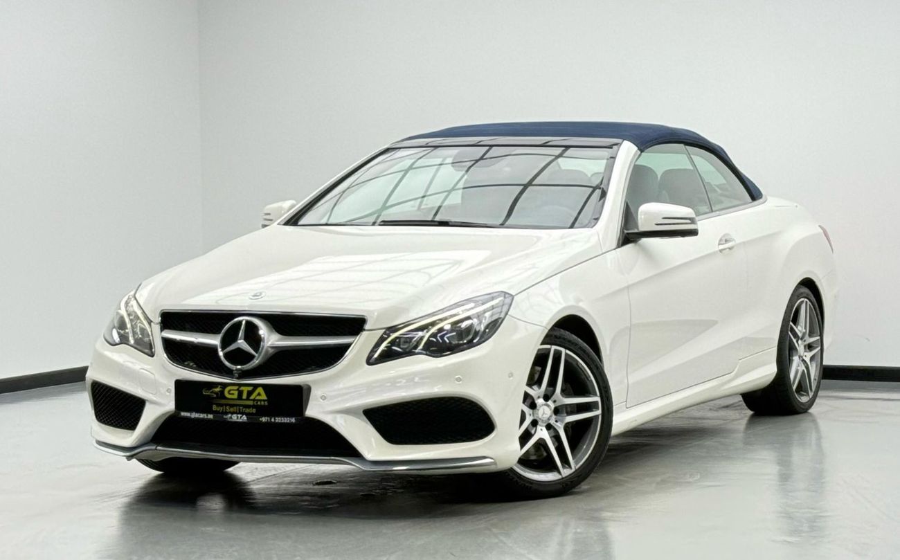 Mercedes-Benz E 400 AMG 3.0L 2016 Mercedes Benz E400 AMG Cabriolet, Full Service History, Excellent Condition, GCC