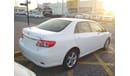 Toyota Corolla 2013 WHITE GCC NO ACCIDENT PERFECT