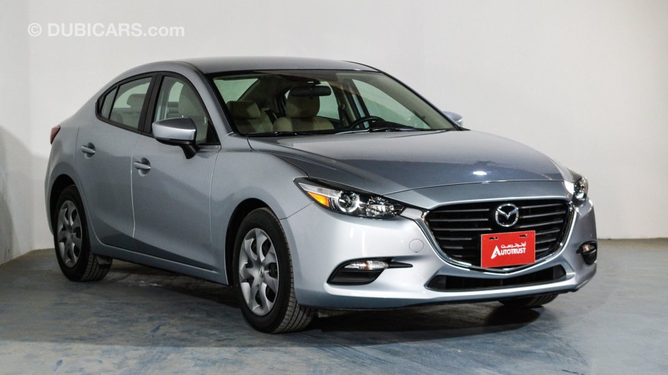 Mazda 3 for sale AED 47,400. Grey/Silver, 2019