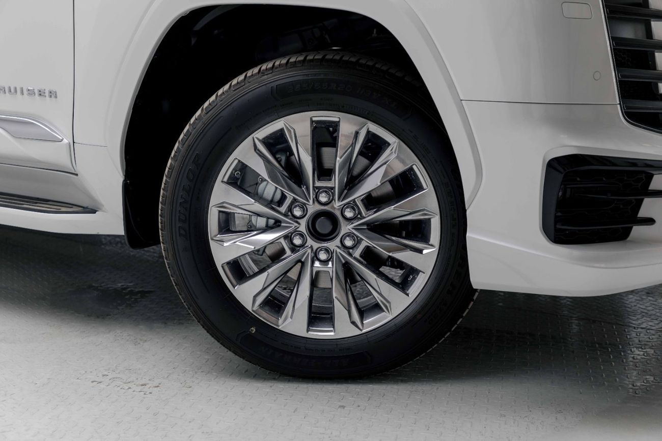 Toyota Land Cruiser VXR 3.3L - Precious White Pearl Inside Black & Dark Red | Export Only