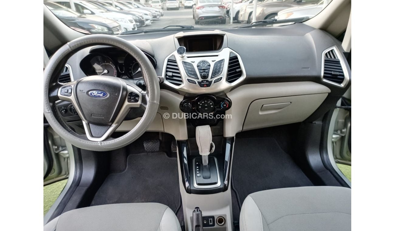 فورد ايكو سبورت خليجى موديل 2015 مثبت سرعة تحكم رنجات حساسات جناح خلفى بحالة ممتازة لاتحتاج لأى مصاريف