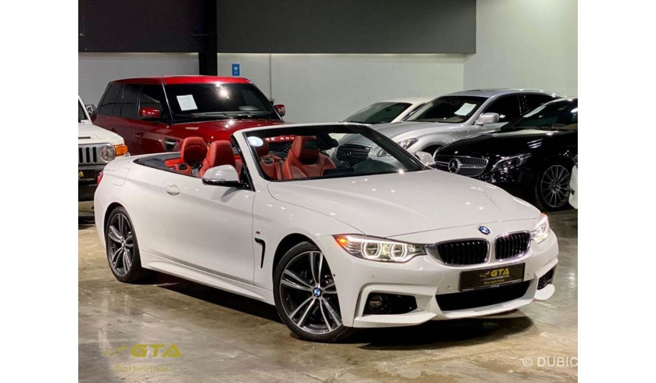 بي أم دبليو 440 2017 BMW 440i M Sport Convertible, Feb 2022 BMW Warranty + Service Contract, Fully Loaded, GCC