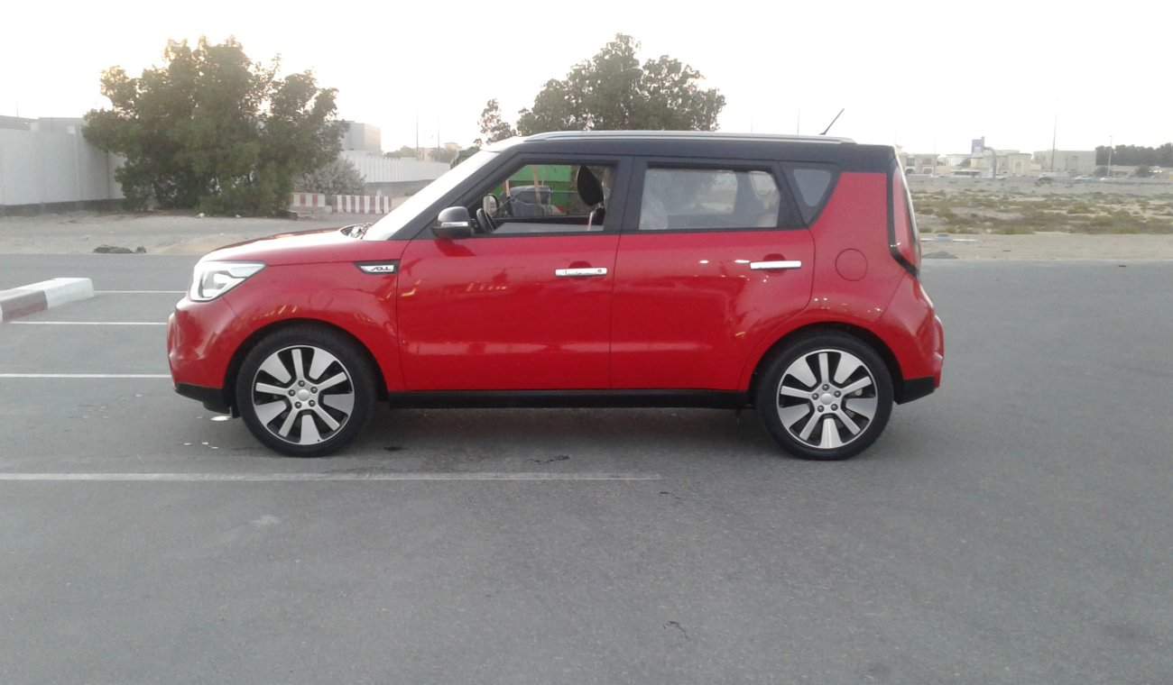 Kia Soul KIA SOUL RED KHALIJE NO PAINT NO ACCIDENT LEATHER FULL OPTION