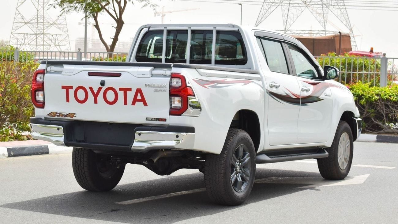 تويوتا هيلوكس GLX Diesel ECTAGR009 – 2026 Toyota Hilux Double Cab High Options – 2.4L Diesel Auto – White w Black