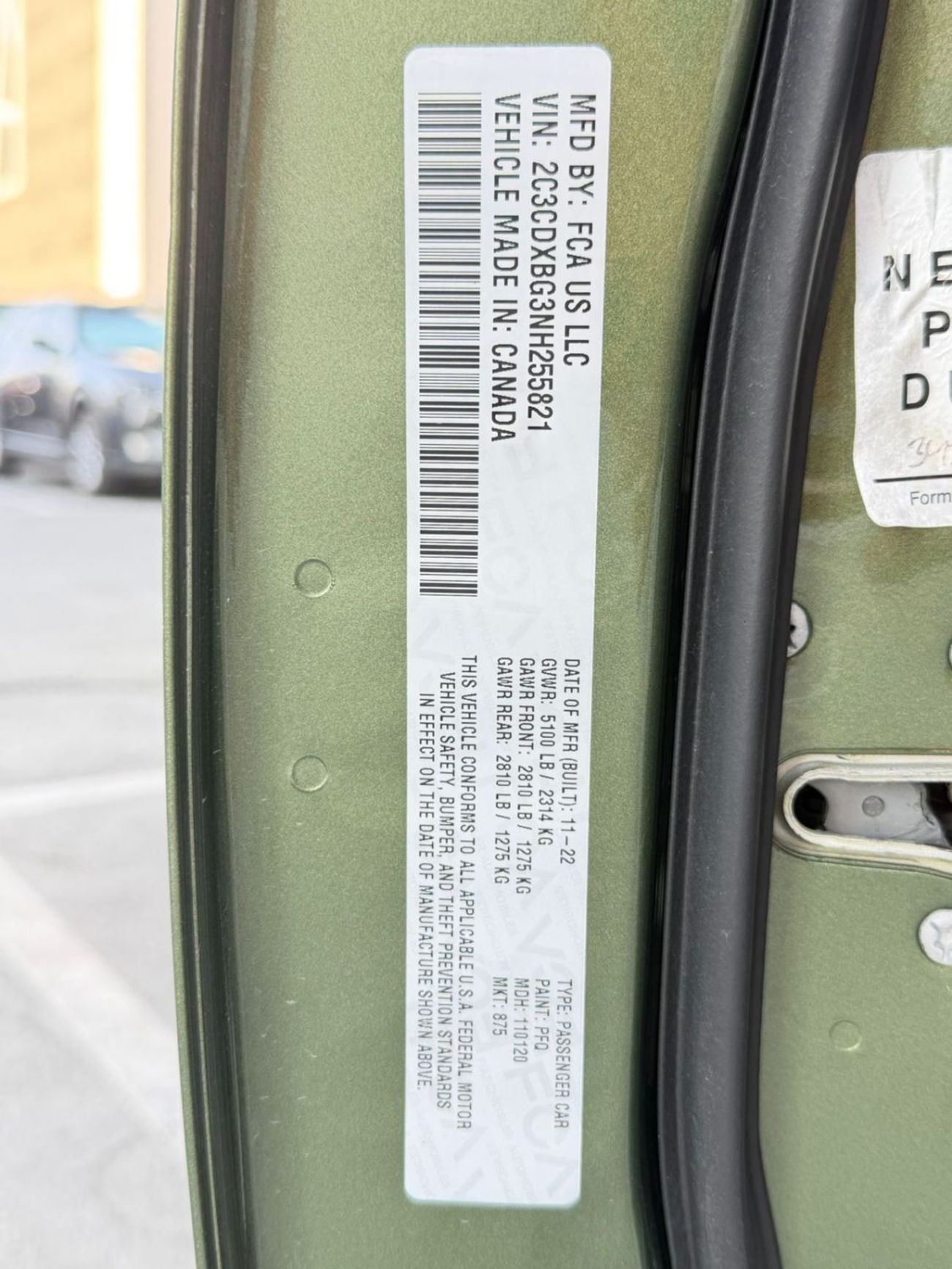 دودج تشارجر SXT Mid 3.6L