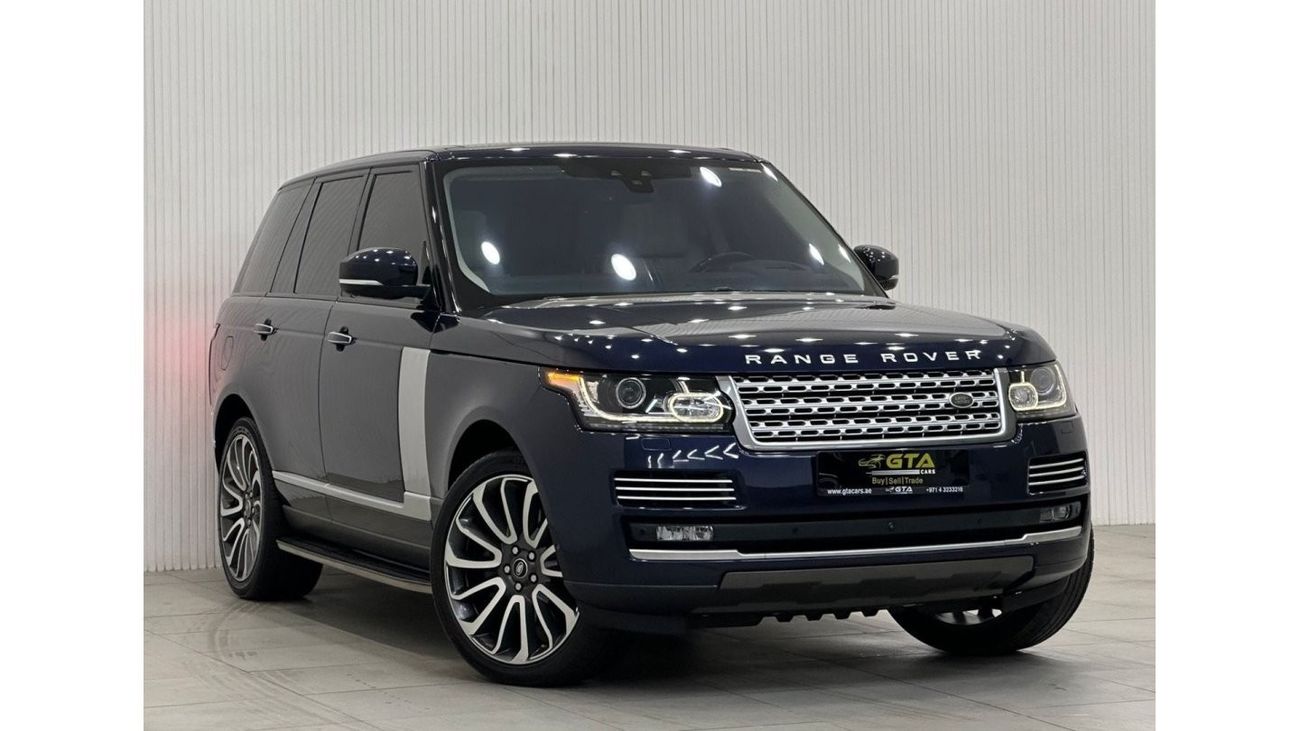 لاند روفر رينج روفر 2017 Range Rover Vogue SE Supercharged, Warranty, Service History, Full Options, Low Kms, GCC