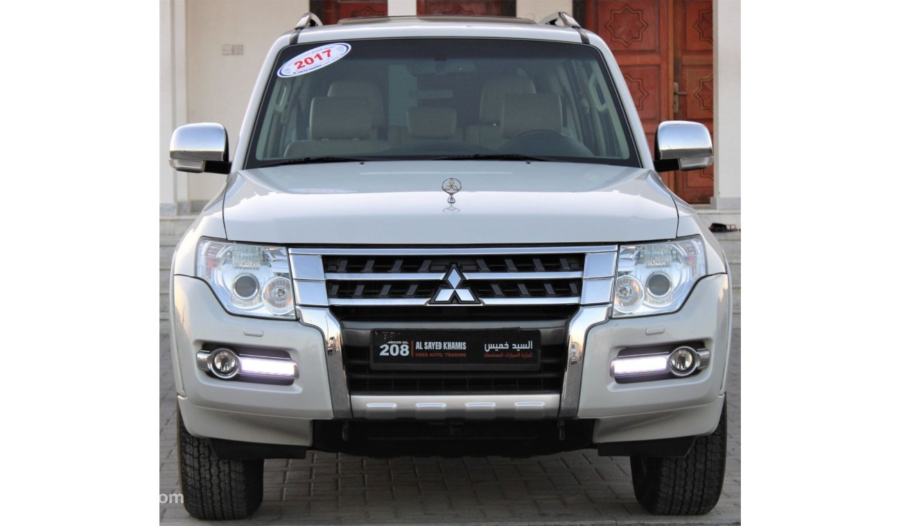 Mitsubishi Pajero Mitsubishi Pajero 2017, GCC, full option, in excellent condition, without paint, without accidents,