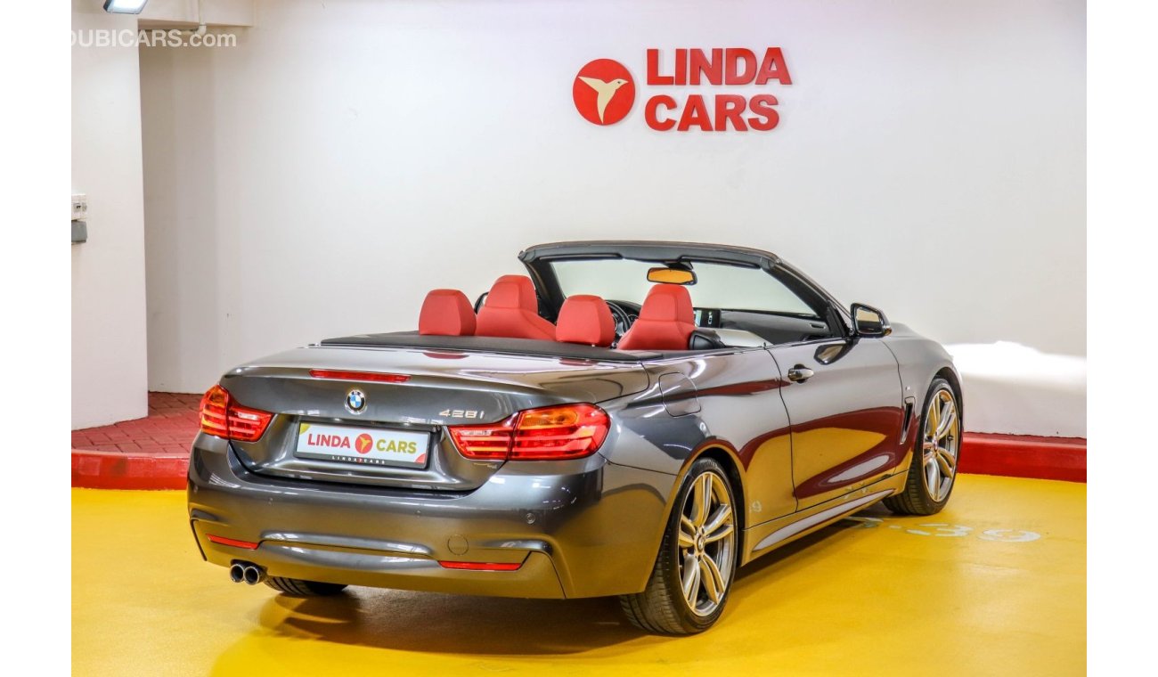 بي أم دبليو 428 BMW 428i Convertible M-Kit 2016 GCC under Agency Warranty with Zero Down-Payment.