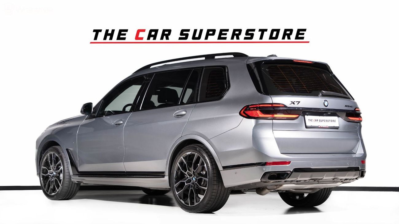 BMW X7 xDrive40i Luxury M Sport Package 3.0L 2024-BMW X7 40i XDRIVE LUXURY 7 SEATS-GCC-FSH WITH AGMC
