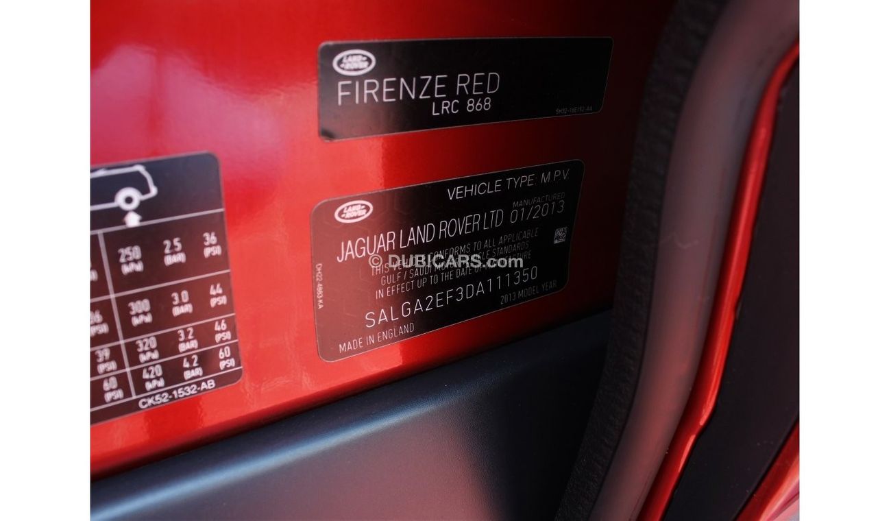 Land Rover Range Rover (2013) V8 SUPER CHARGED, GCC