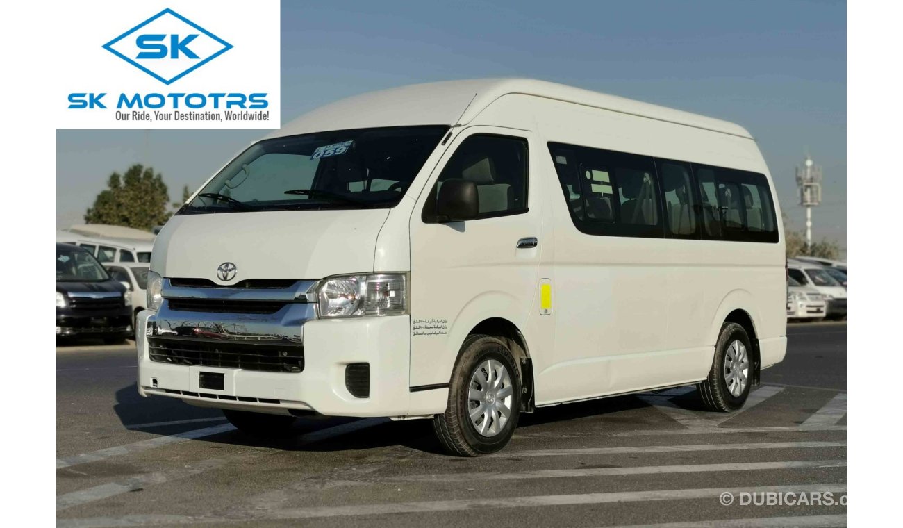 Toyota Hiace 2.7L PETROL, 15" TYRE, 15 SEATS, MANUAL A/C (LOT # 706)