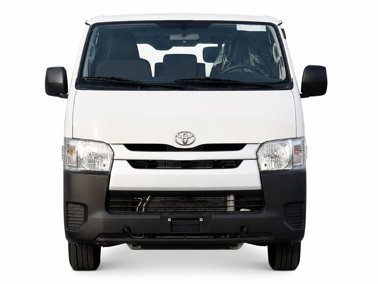 تويوتا هاياس DX ECTAI0030– 2026 Toyota Hiace Cargo Van – Low Roof – Old Shape – 2.7L Petrol Manual – White